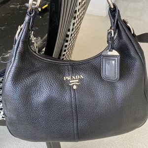 Prada leather shoulder bag purchased at Neiman Marcus in excellent condition.